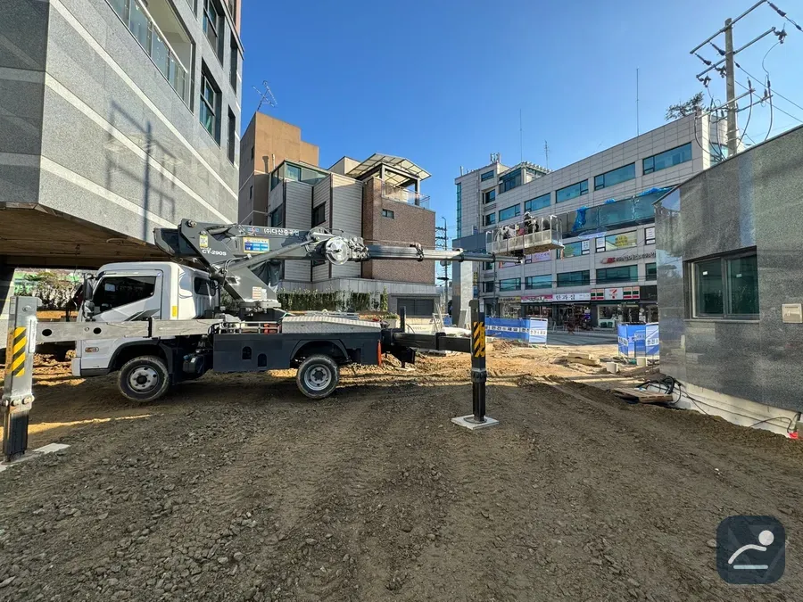 제주 스카이차 전기·통신 작업 현장